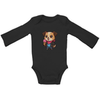 Baby Body Suite Langarm, Bio Baumwolle - Hund, Eis, Sommer online bestellen kaufen