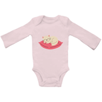 Baby Body Suite Langarm, Bio Baumwolle - Katze schläft online bestellen kaufen