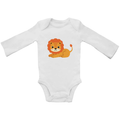 Baby Body Suite Langarm, Bio Baumwolle - Süßer Löwe online bestellen kaufen