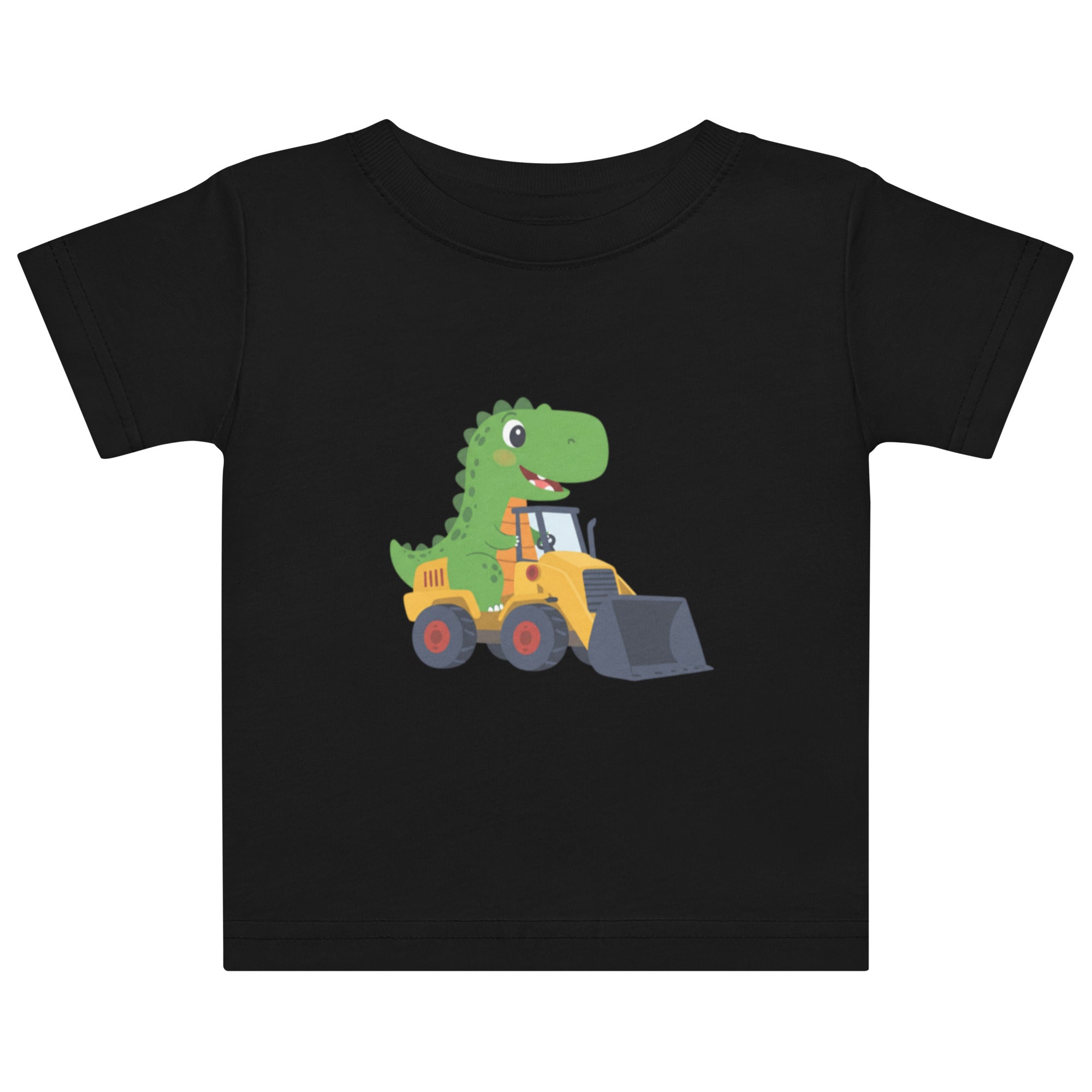 Baby Jersey T-Shirt - Dino Bagger - KinderMode Shop super angenehm Online Kaufen Bestellen Deutschland