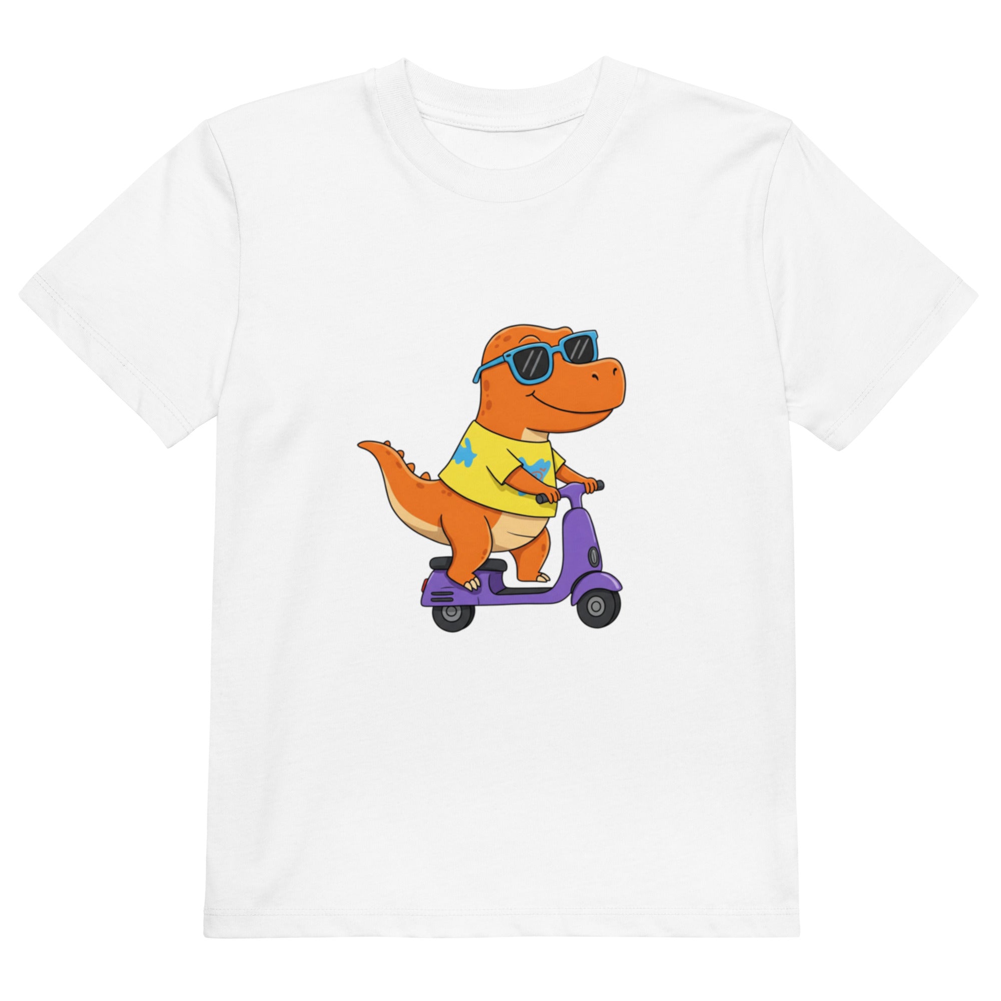 Bio Baumwoll T-Shirt für Kinder - Dino, Roller - KinderMode Shop super angenehm Online Kaufen Bestellen Deutschland