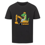 Cooles Kinder T-Shirt - Dino im Bagger online bestellen kaufen