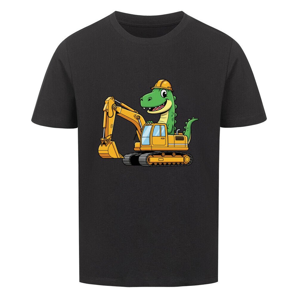 Cooles Kinder T-Shirt - Dino im Bagger online bestellen kaufen