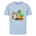 Cooles Kinder T-Shirt - Dino im Bagger online bestellen kaufen