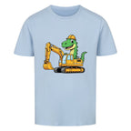 Cooles Kinder T-Shirt - Dino im Bagger online bestellen kaufen
