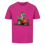 Cooles Kinder T-Shirt - Dinosaurier Rex mit Traktor Motiv online bestellen kaufen