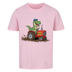 Cooles Kinder T-Shirt - Dinosaurier Rex mit Traktor Motiv online bestellen kaufen