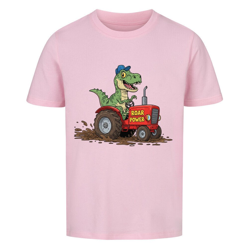 Cooles Kinder T-Shirt - Dinosaurier Rex mit Traktor Motiv online bestellen kaufen