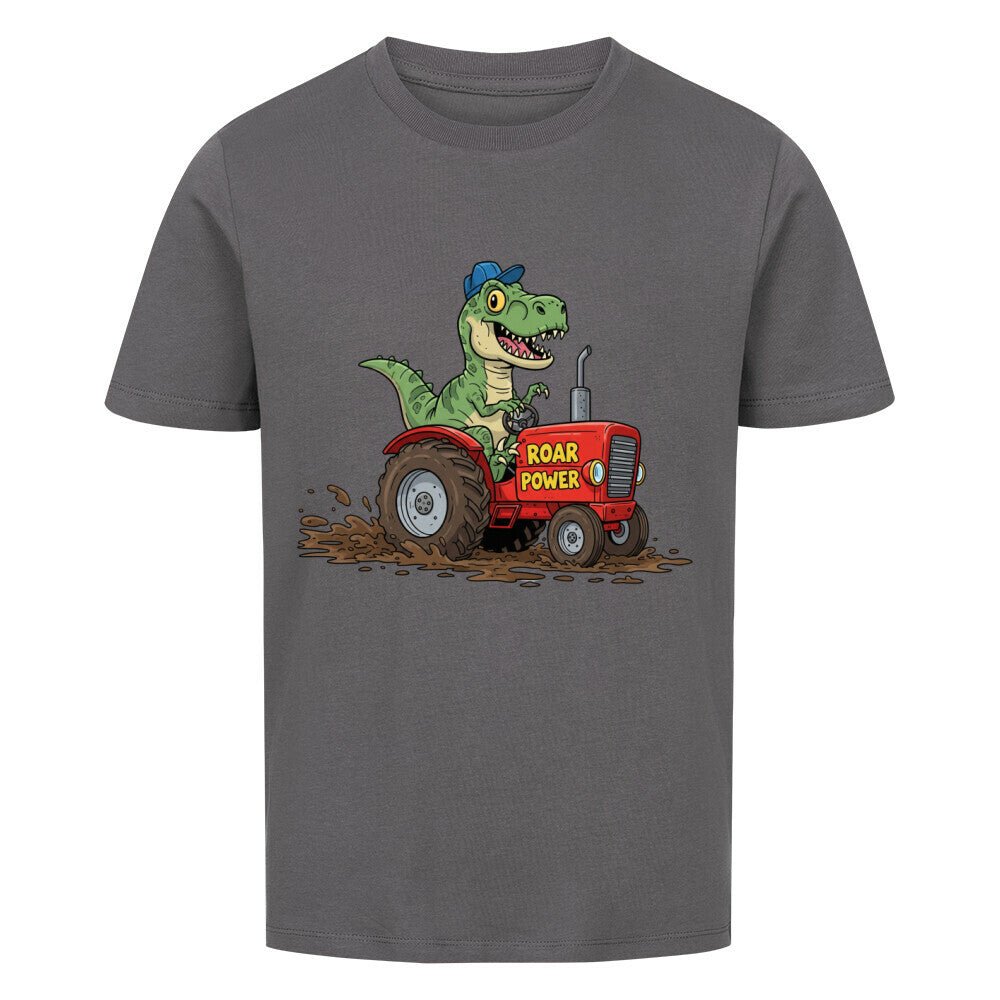 Cooles Kinder T-Shirt - Dinosaurier Rex mit Traktor Motiv online bestellen kaufen