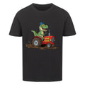 Cooles Kinder T-Shirt - Dinosaurier Rex mit Traktor Motiv online bestellen kaufen