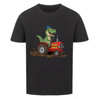Cooles Kinder T-Shirt - Dinosaurier Rex mit Traktor Motiv online bestellen kaufen