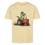 Cooles Kinder T-Shirt - Dinosaurier Rex mit Traktor Motiv online bestellen kaufen