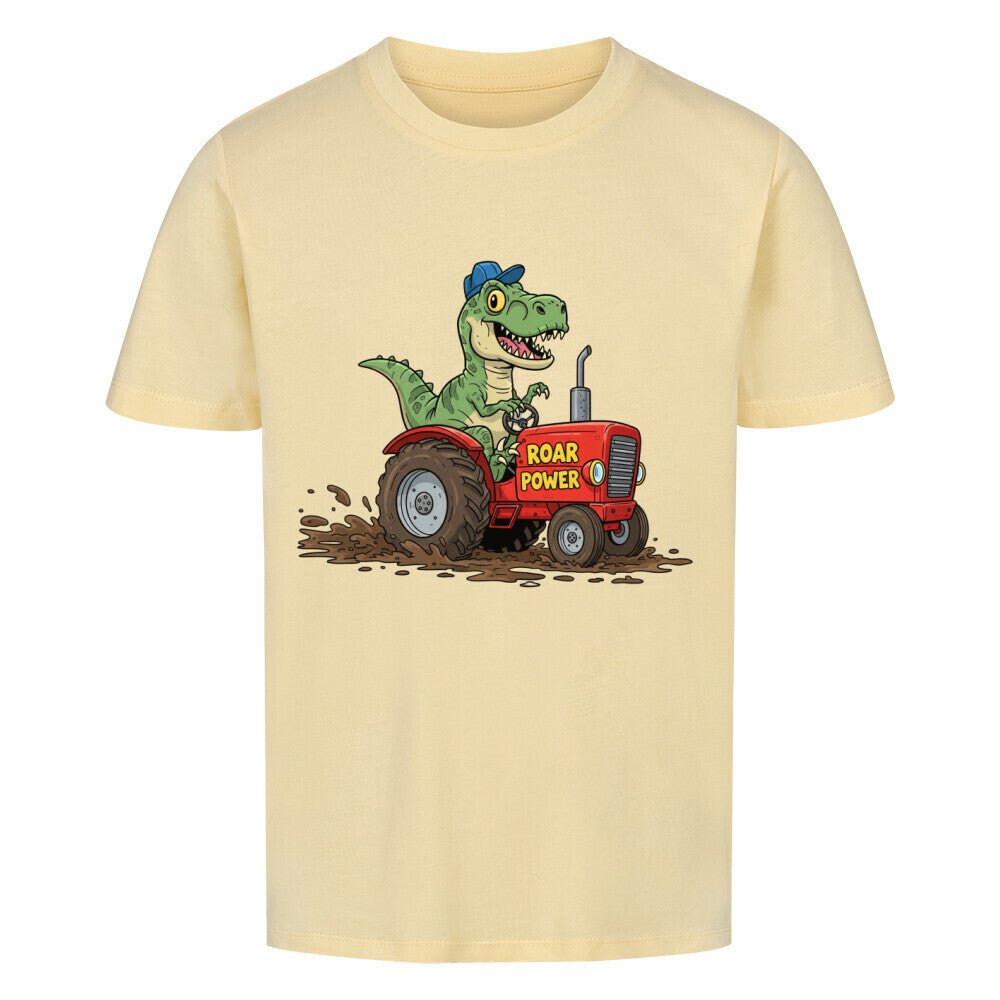 Cooles Kinder T-Shirt - Dinosaurier Rex mit Traktor Motiv online bestellen kaufen