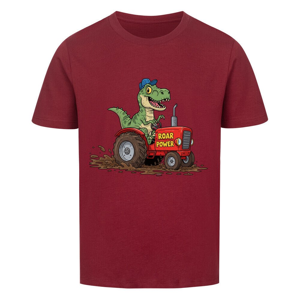 Cooles Kinder T-Shirt - Dinosaurier Rex mit Traktor Motiv online bestellen kaufen