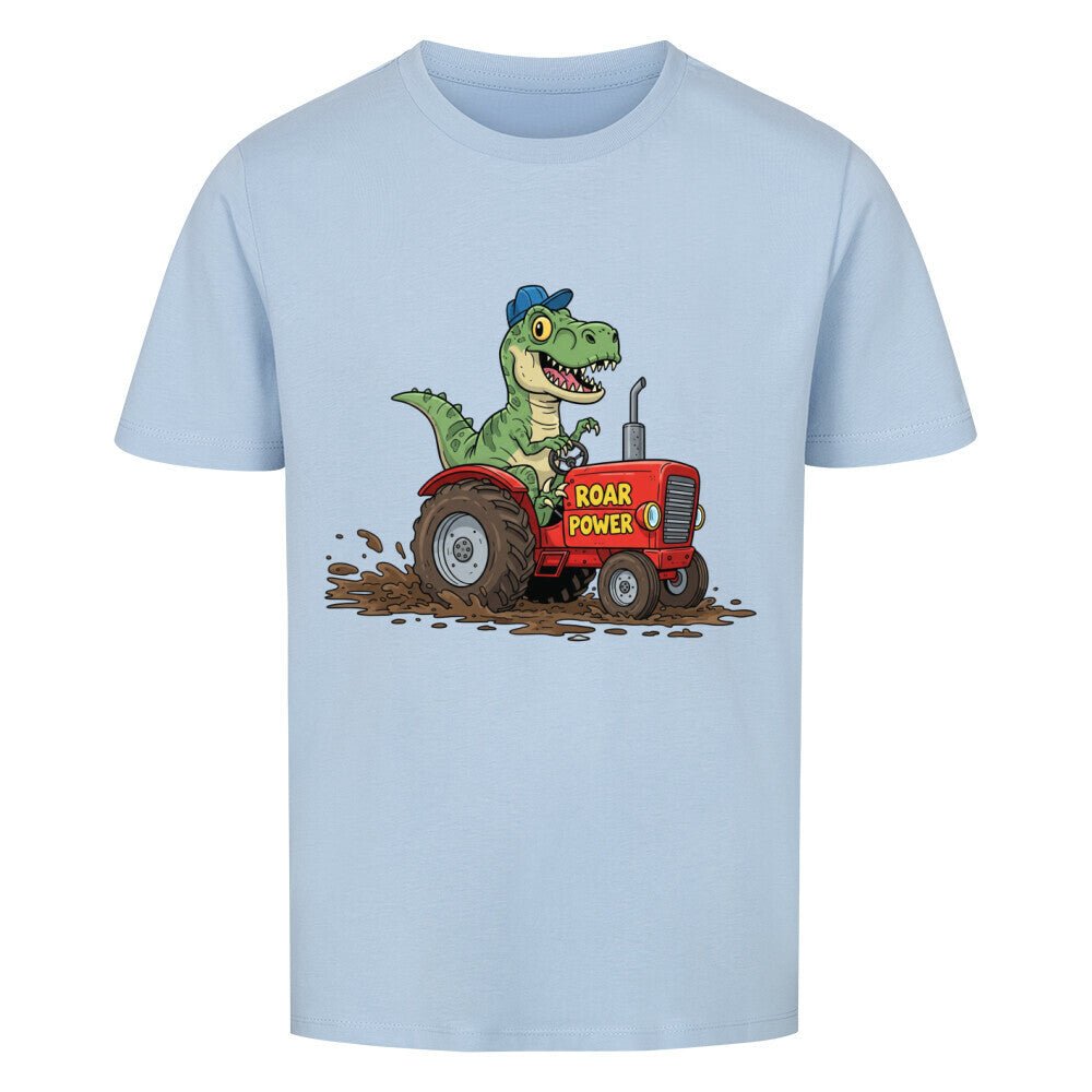 Cooles Kinder T-Shirt - Dinosaurier Rex mit Traktor Motiv online bestellen kaufen