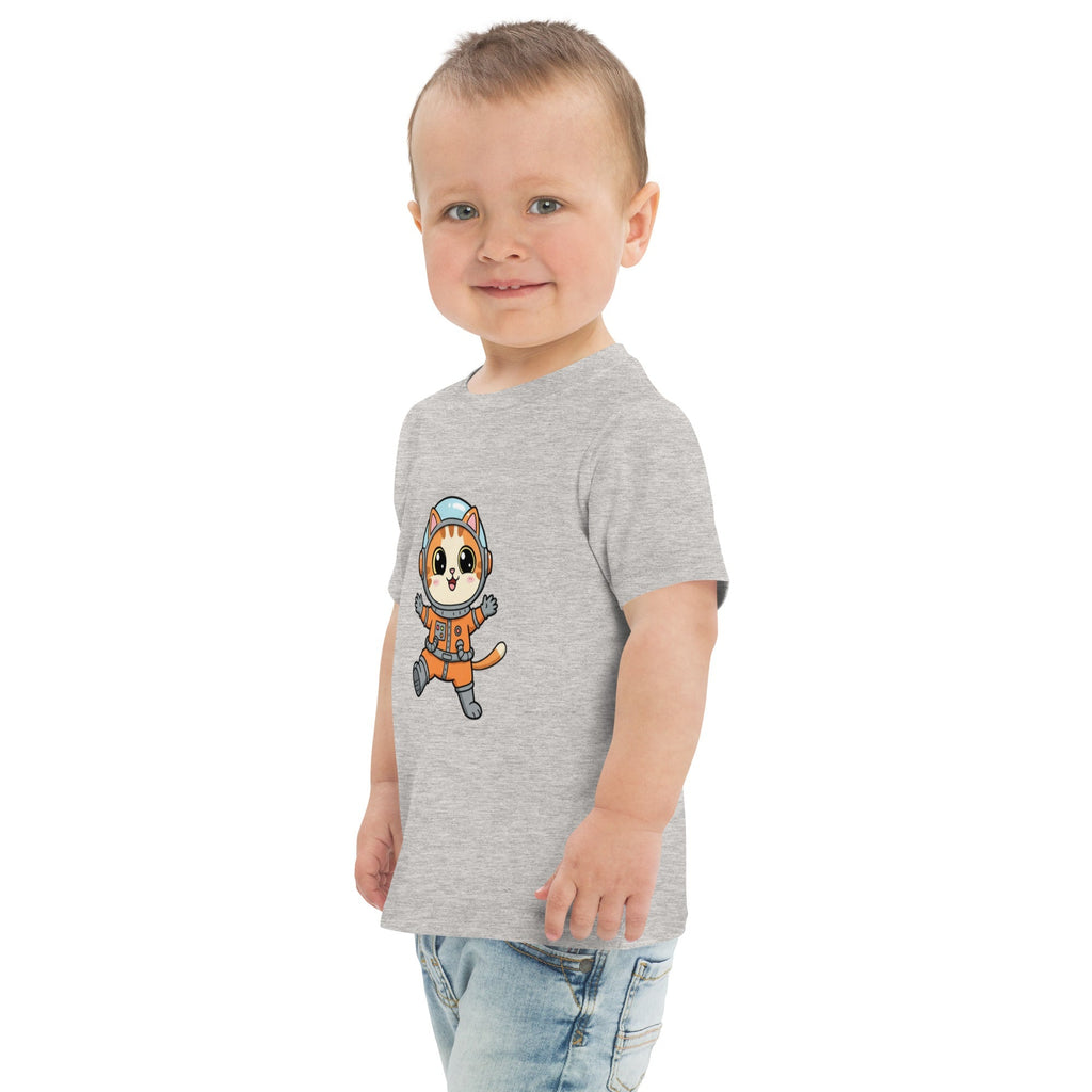 Jersey T-Shirt für Kleinkinder - Astronaut Katze - KinderMode Shop super angenehm Online Kaufen Bestellen Deutschland