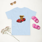 Jersey T-Shirt für Kleinkinder - Cooler Hund, Rennwagen online bestellen kaufen
