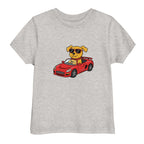 Jersey T-Shirt für Kleinkinder - Cooler Hund, Rennwagen online bestellen kaufen