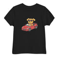 Jersey T-Shirt für Kleinkinder - Cooler Hund, Rennwagen online bestellen kaufen