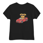 Jersey T-Shirt für Kleinkinder - Cooler Hund, Rennwagen online bestellen kaufen