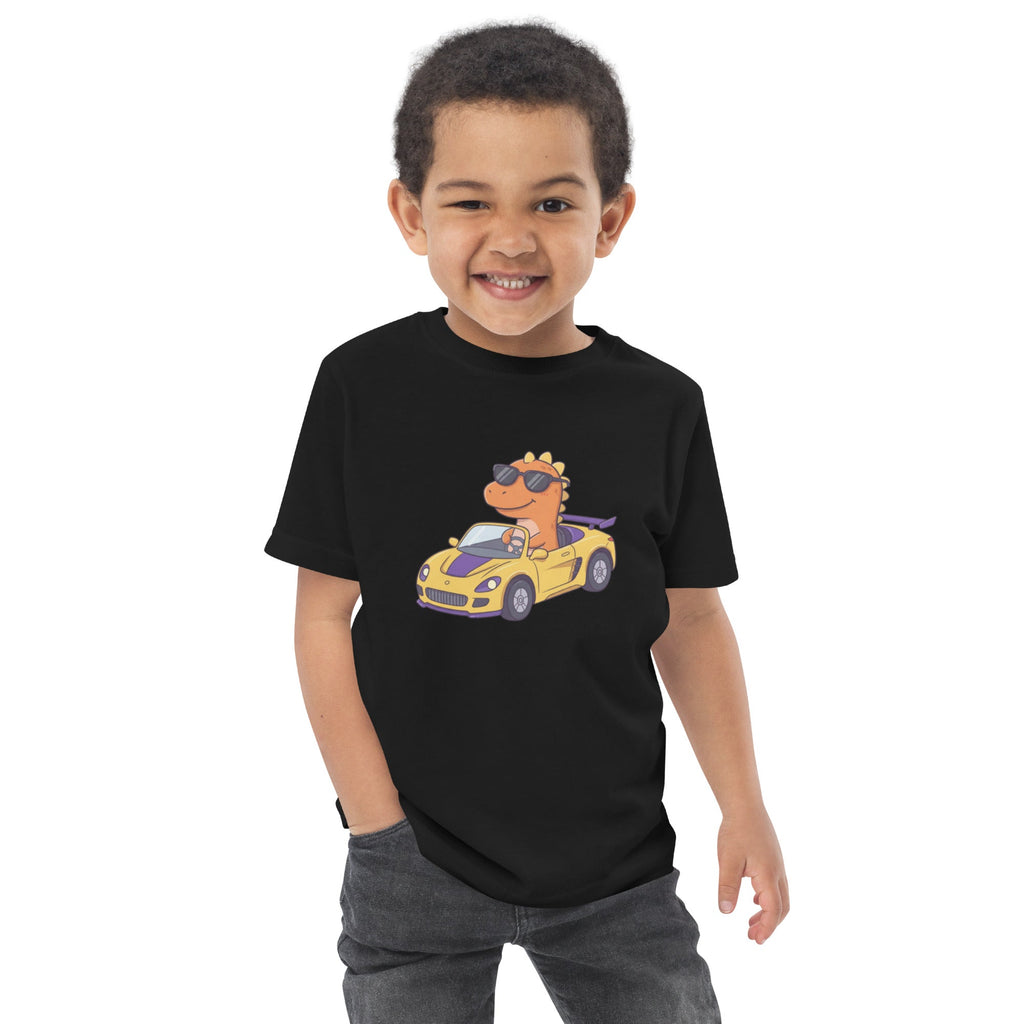 Jersey - T-Shirt für Kleinkinder, Dino, Rennwagen - KinderMode Shop super angenehm Online Kaufen Bestellen Deutschland