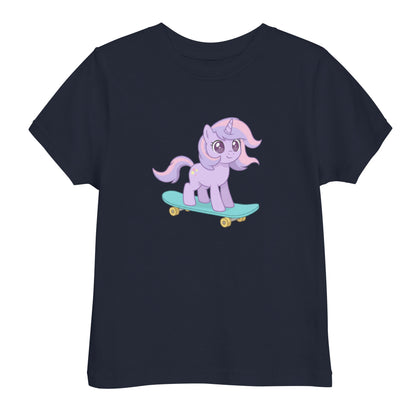 Jersey T-Shirt für Kleinkinder - Einhorn Skateboard - KinderMode Shop super angenehm Online Kaufen Bestellen Deutschland