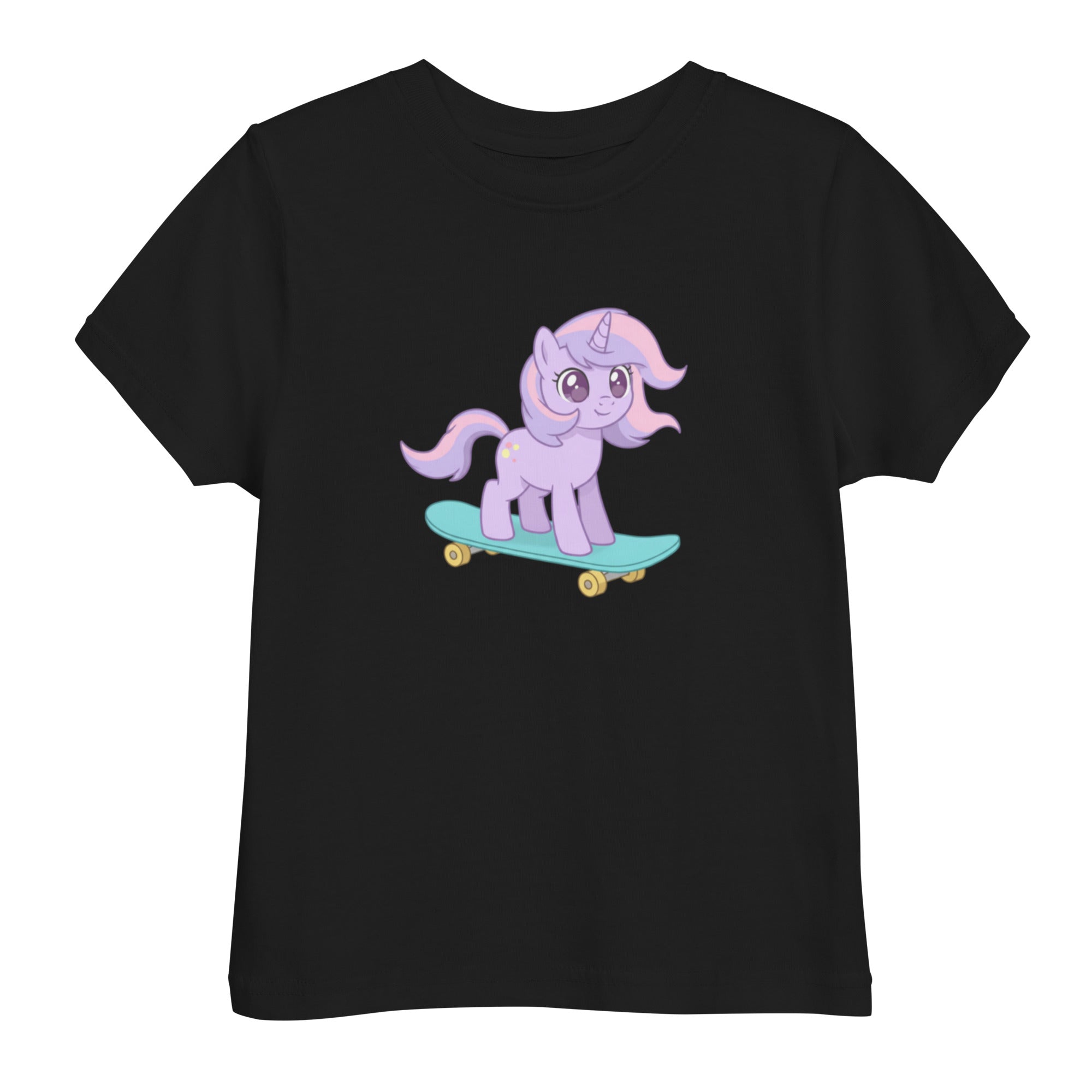 Jersey T-Shirt für Kleinkinder - Einhorn Skateboard - KinderMode Shop super angenehm Online Kaufen Bestellen Deutschland
