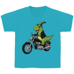 Kinder Basic Baumwolle T-Shirt - Dino Motorrad online bestellen kaufen