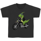 Kinder Basic Baumwolle T-Shirt - Dino Motorrad online bestellen kaufen
