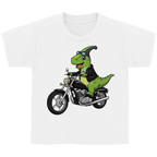 Kinder Basic Baumwolle T-Shirt - Dino Motorrad online bestellen kaufen