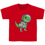 Kinder Basic Baumwolle T-Shirt - Dinosaurier Astronaut online bestellen kaufen