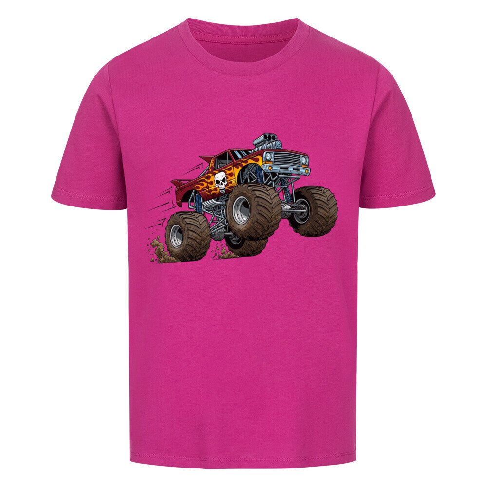 Kinder Baumwolle Shirt - Monstertruck Motiv online bestellen kaufen