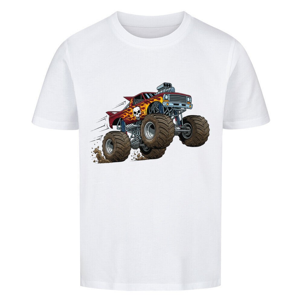 Kinder Baumwolle Shirt - Monstertruck Motiv online bestellen kaufen
