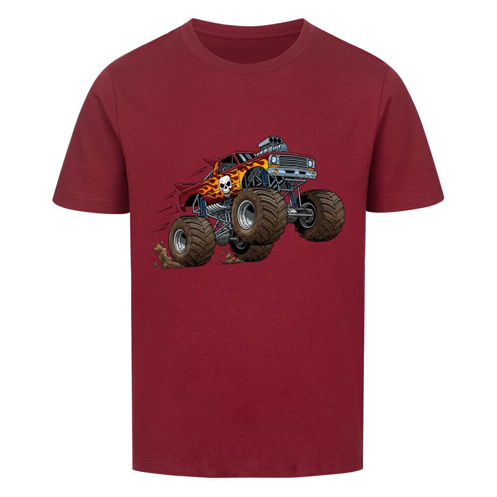 Kinder Baumwolle Shirt - Monstertruck Motiv online bestellen kaufen