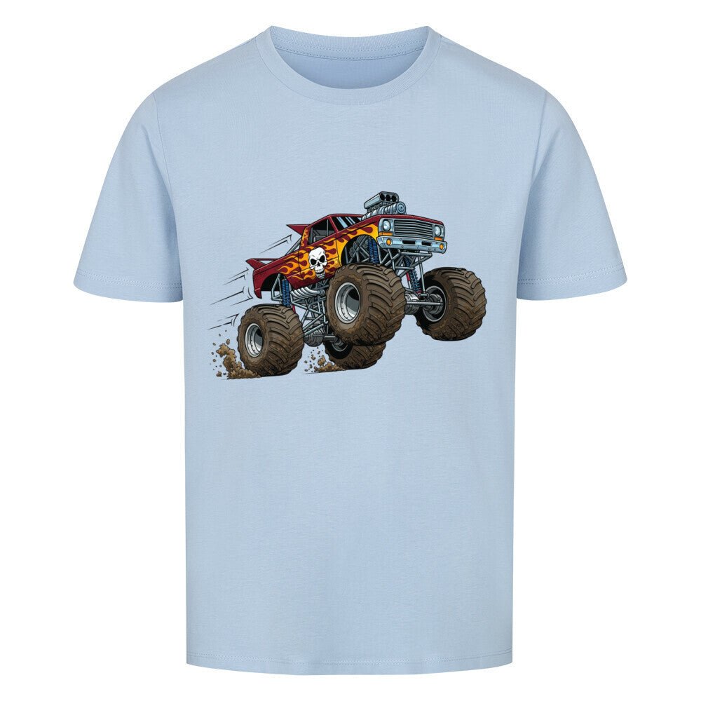 Kinder Baumwolle Shirt - Monstertruck Motiv online bestellen kaufen