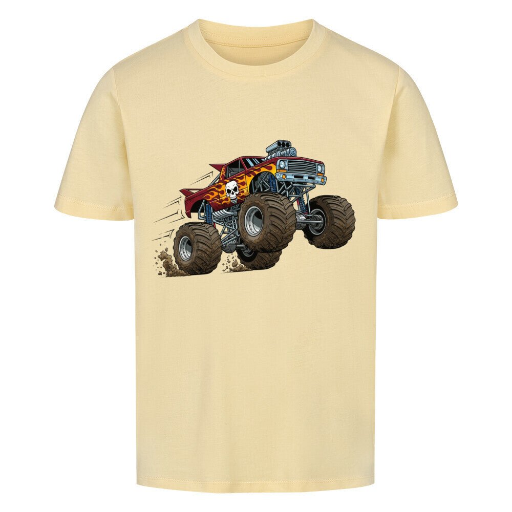 Kinder Baumwolle Shirt - Monstertruck Motiv online bestellen kaufen