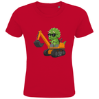 Kinder Bio Baumwolle T-Shirt - Dinosaurier Bagger online bestellen kaufen