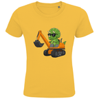 Kinder Bio Baumwolle T-Shirt - Dinosaurier Bagger online bestellen kaufen