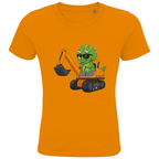 Kinder Bio Baumwolle T-Shirt - Dinosaurier Bagger online bestellen kaufen