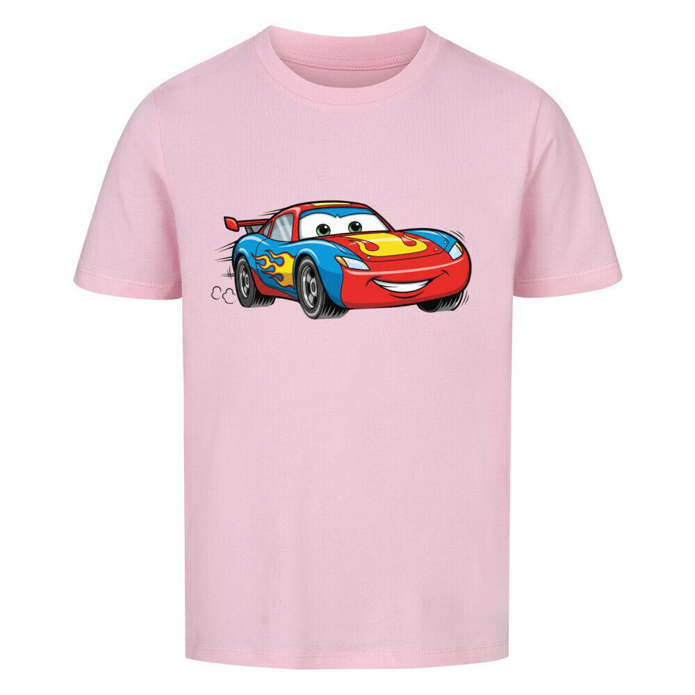 Kinder Bio Baumwolle T-Shirt - Rennwagen - KinderMode Shop super angenehm Online Kaufen Bestellen Deutschland