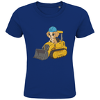 Kinder Bio Baumwolle T-Shirt - Süßer Hund Bagger online bestellen kaufen