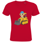 Kinder Bio Baumwolle T-Shirt - Süßer Hund Bagger online bestellen kaufen