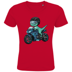 Kinder Bio T-Shirt - Dino auf Motorrad online bestellen kaufen