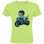 Kinder Bio T-Shirt - Dino auf Motorrad online bestellen kaufen