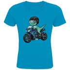 Kinder Bio T-Shirt - Dino auf Motorrad online bestellen kaufen