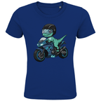 Kinder Bio T-Shirt - Dino auf Motorrad online bestellen kaufen