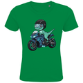 Kinder Bio T-Shirt - Dino auf Motorrad online bestellen kaufen