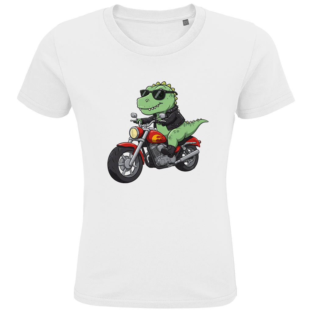 Kinder Bio T-Shirt - Dinosaurier, Motorrad - KinderMode Shop super angenehm Online Kaufen Bestellen Deutschland