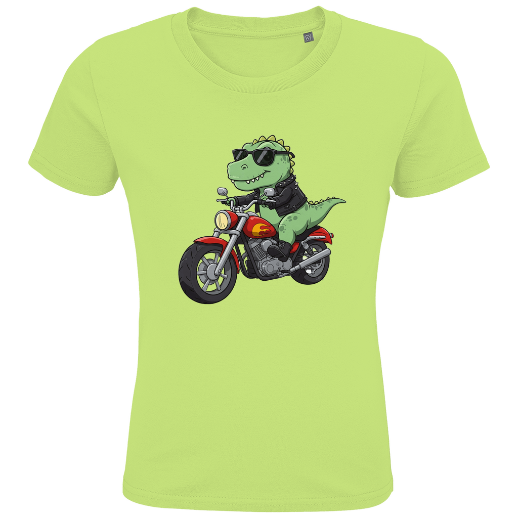Kinder Bio T-Shirt - Dinosaurier, Motorrad - KinderMode Shop super angenehm Online Kaufen Bestellen Deutschland