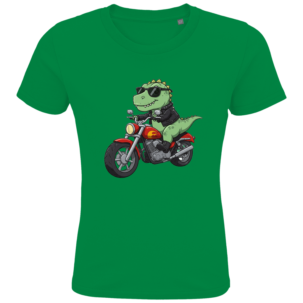 Kinder Bio T-Shirt - Dinosaurier, Motorrad - KinderMode Shop super angenehm Online Kaufen Bestellen Deutschland